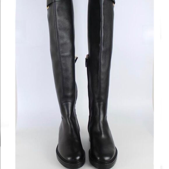 Authentic VALENTINO GARAVANI RUNWAY Bowrap buckled leather over-the-knee boots - Picture 5 of 16